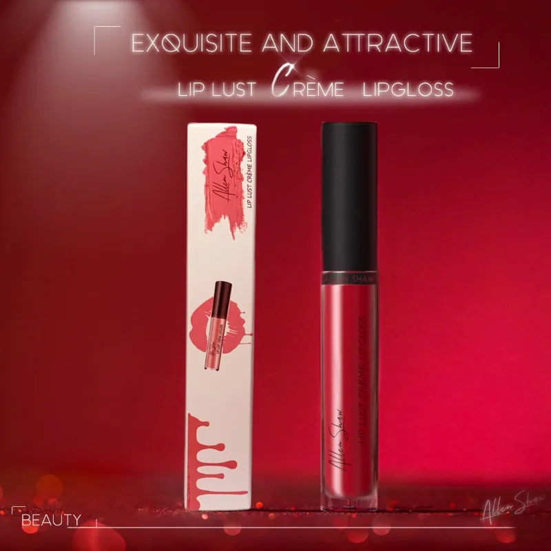 12 Colors Sexy Women Lipstick Waterproof Long Lasting Moist Lip Gloss Vivid Colorful Lipgloss Women Makeup Maquiagem