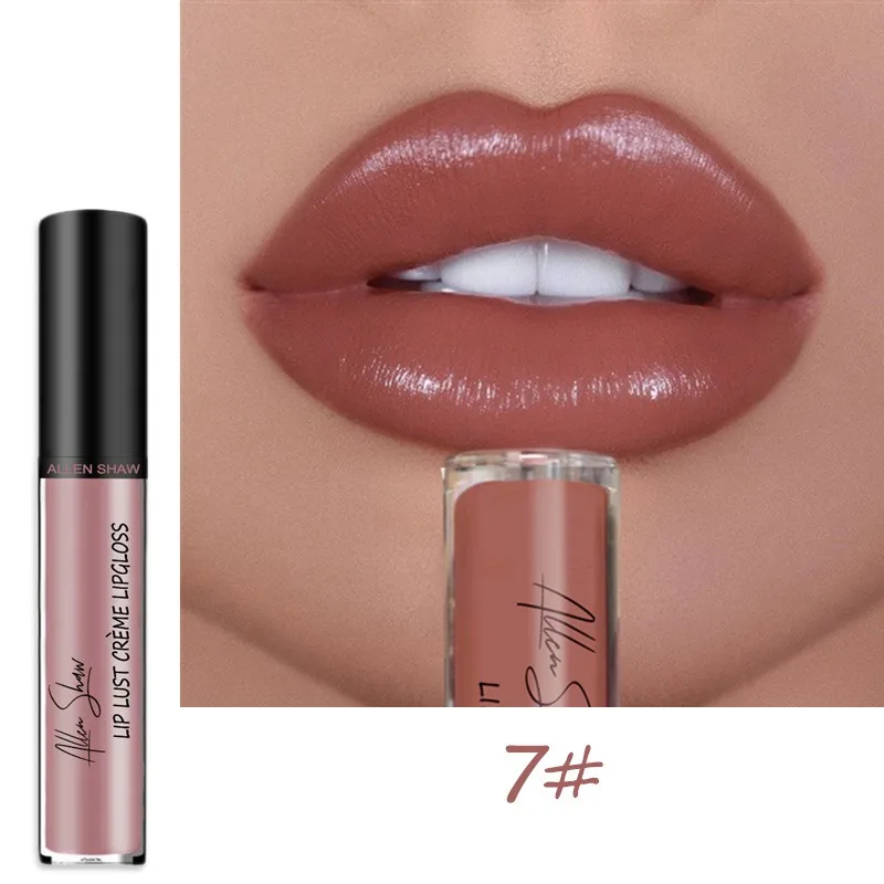 12 Colors Sexy Women Lipstick Waterproof Long Lasting Moist Lip Gloss Vivid Colorful Lipgloss Women Makeup Maquiagem
