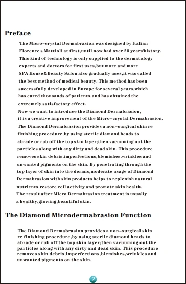 Diamond Microdermabrasion Machine 3 in 1 Vacuum 65-68cmHg Exfoliation Peeling Hydration Facial Device