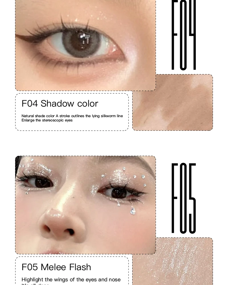 Ultra-fine Pink Pearl Lying Silkworm Pencil Matte Natural Brighten Shiny Highlighter Champagne Eyeshadow Stick Eyeliner Gel Pen