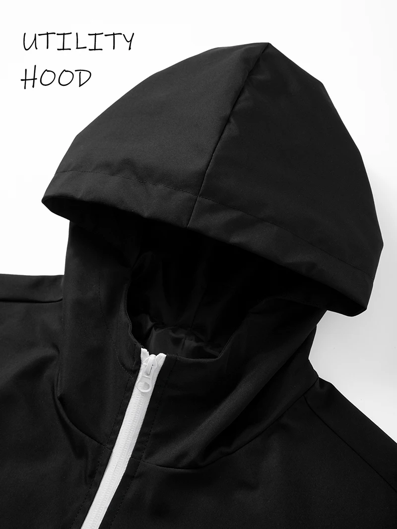 Men's Trendy 2 Piece Tracksuit Set Hooded Full Zip Windbreaker Jacket Coat Tops Quick Dry Athletic Jogger Pants Trousers