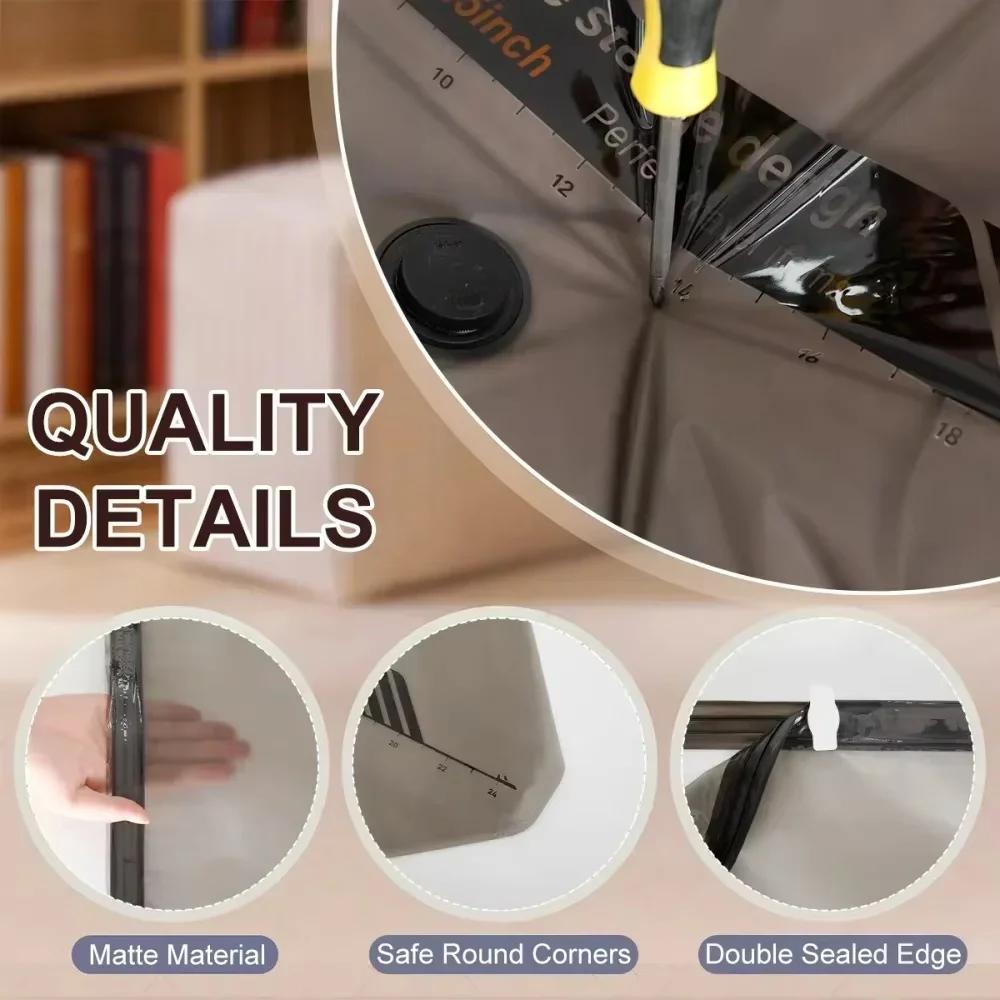 Vacuum Bags for Clothes Travel Set,Clothing Compression Bag That Saves Luggage Space,With Electric Pump for Travel & Home