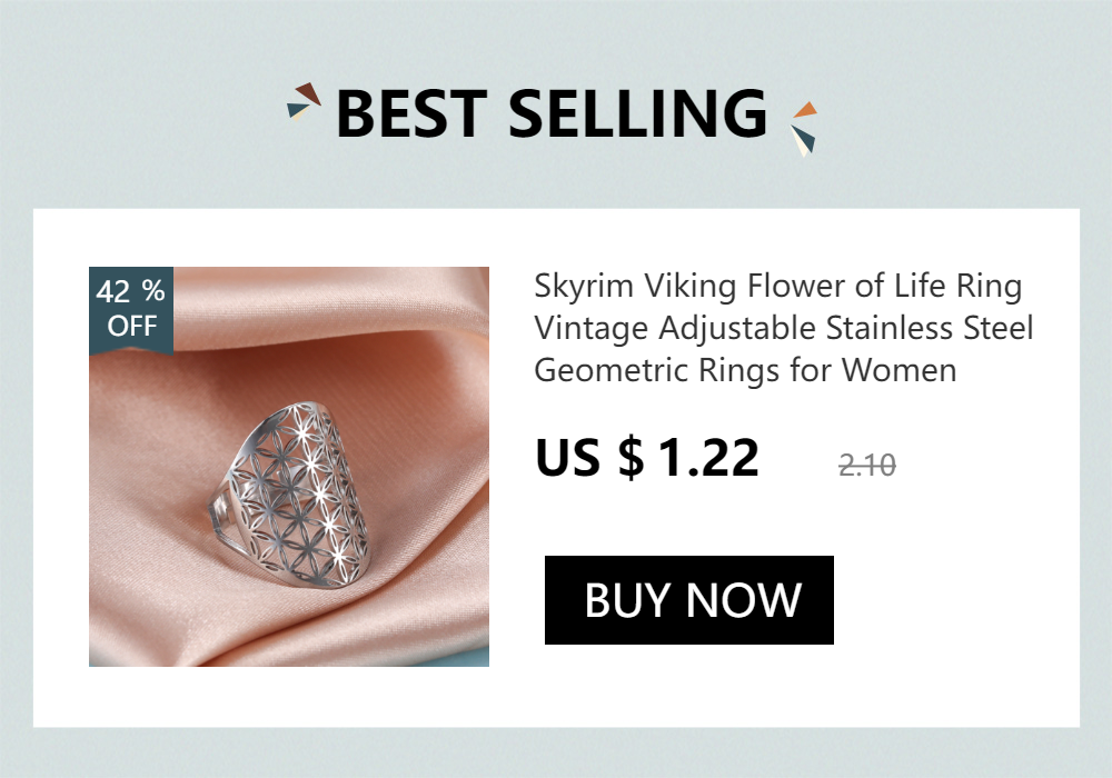 Skyrim Angel Seal Archangel Metatron Cube Ring Women Stainless Steel Sacred Geometry Rings Amulet Religious Spiritual Jewelry