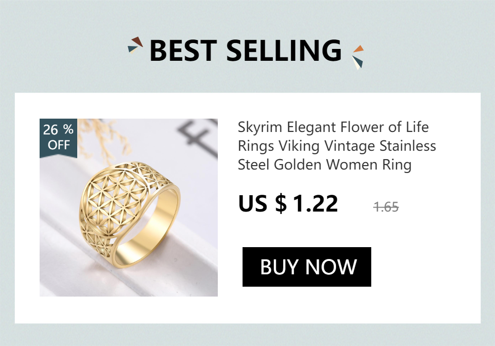 Skyrim Angel Seal Archangel Metatron Cube Ring Women Stainless Steel Sacred Geometry Rings Amulet Religious Spiritual Jewelry