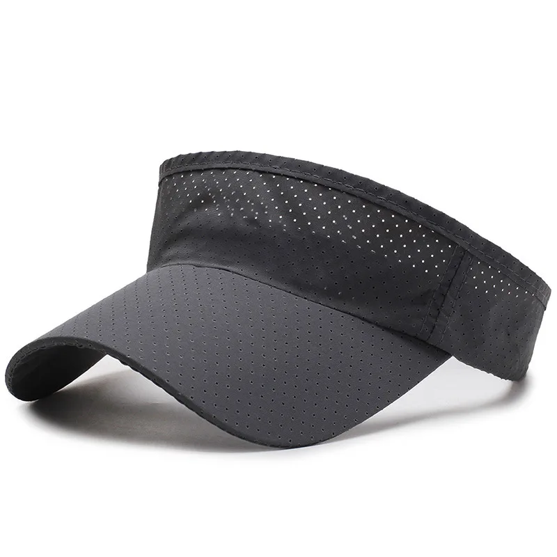 Summer Breathable Air Sun Hats Men Women Adjustable Visor UV Protection Top Empty Solid Sports Tennis Running Sunscreen Cap Hat
