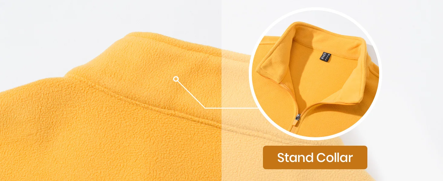 TACVASEN Turtleneck Fleece Sweatshirts Thermal Quarter-Zip Lightweight Pullovers Casual Warm Breathable Hiking Golf Sweaters