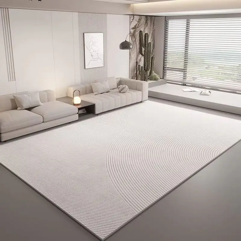 VIKAMA Wabi-Sabi Living Room Carpet Non-Slip Sofa Tea Table Mat Bedroom Dining Room Carpet Modern Home Decoration