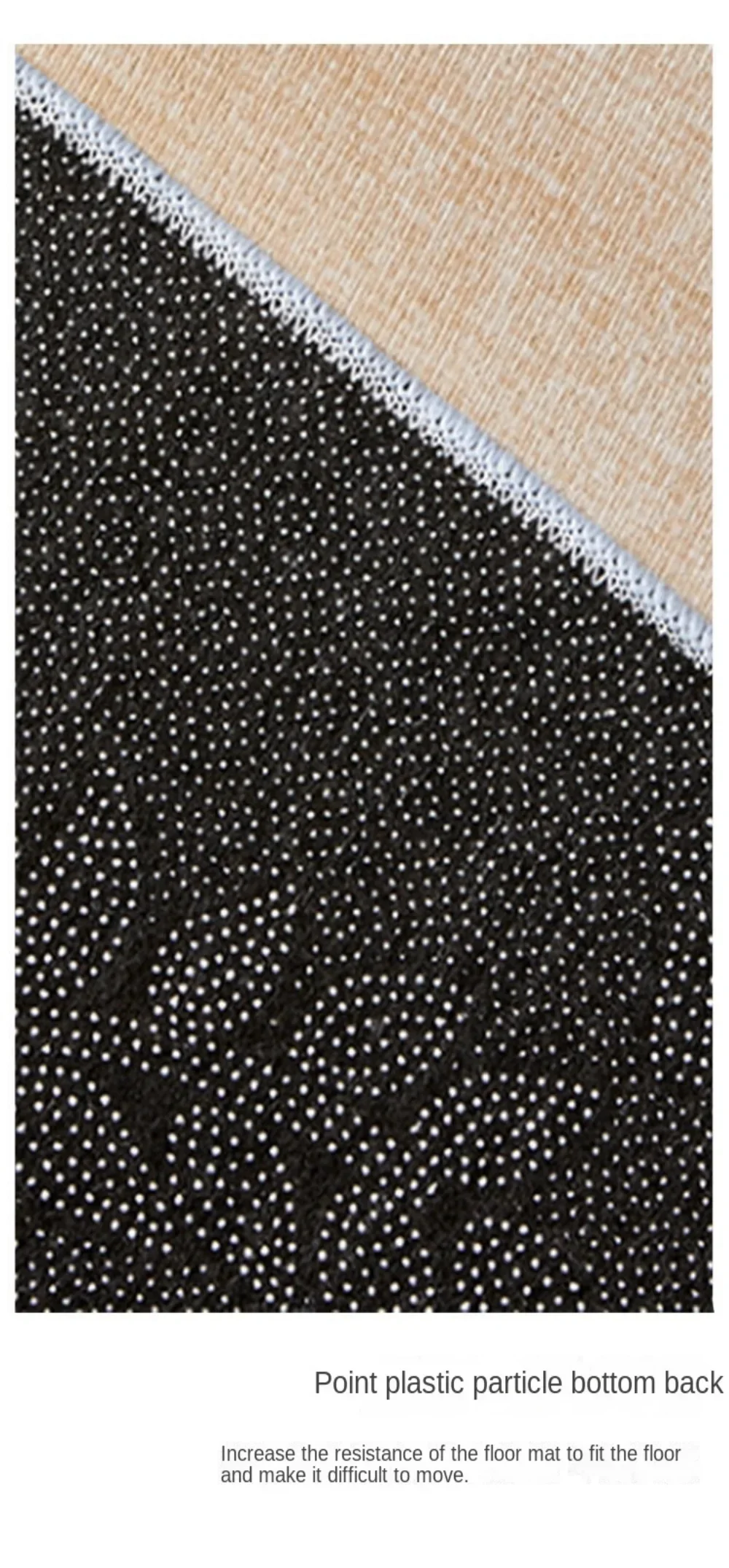 VIKAMA Wabi-Sabi Living Room Carpet Non-Slip Sofa Tea Table Mat Bedroom Dining Room Carpet Modern Home Decoration