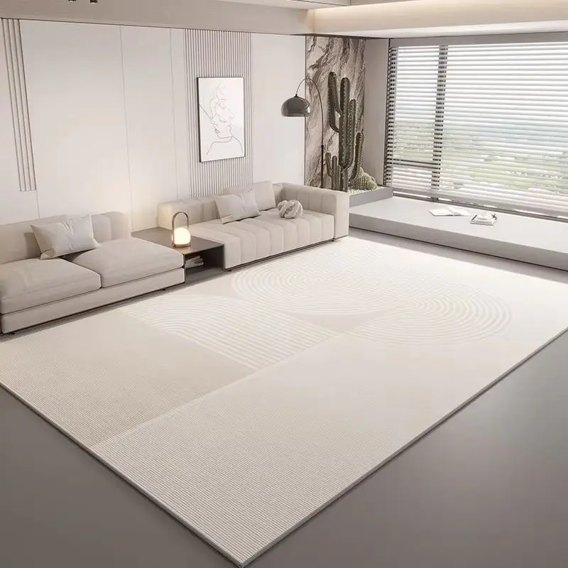 VIKAMA Wabi-Sabi Living Room Carpet Non-Slip Sofa Tea Table Mat Bedroom Dining Room Carpet Modern Home Decoration