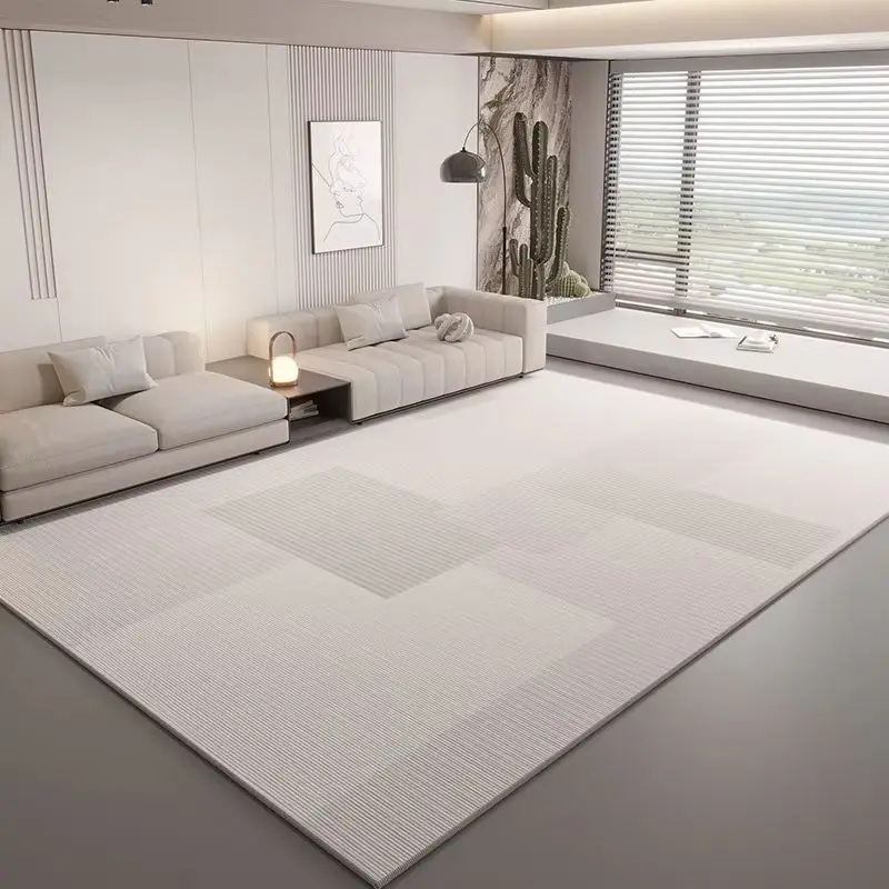 VIKAMA Wabi-Sabi Living Room Carpet Non-Slip Sofa Tea Table Mat Bedroom Dining Room Carpet Modern Home Decoration