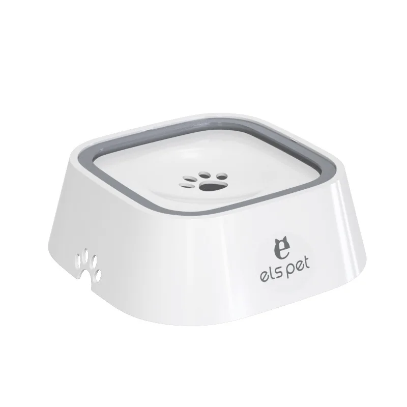 Pet Water Bowl Anti Spill Automatic Dog Bowl Vehicle Carried Floating Bowl Slow Wate