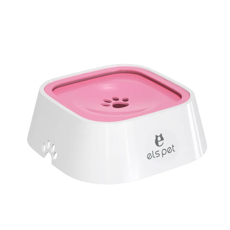 Pet Water Bowl Anti Spill Automatic Dog Bowl Vehicle Carried Floating Bowl Slow Wate