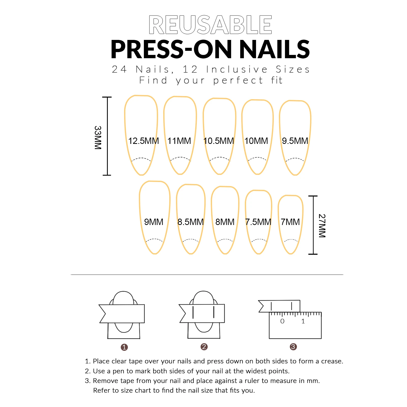 24Pcs Long Stiletto Fake Nails Spicy Girls Charm Manicure Pink Press On Nails Full Cover French False Nails Art for Women