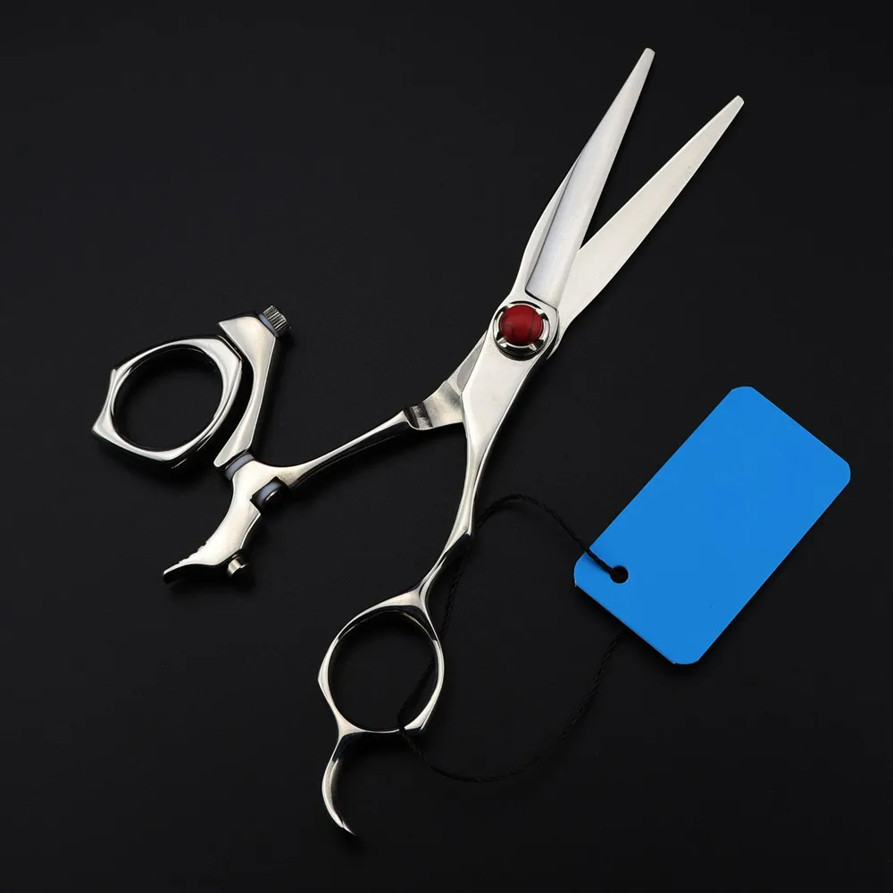 Professional Japan 440c 6'' Swivel Cut Hair Scissors Haircut Thinning Barber Rotate Hair Cutting Shears Hairdressing Scissors