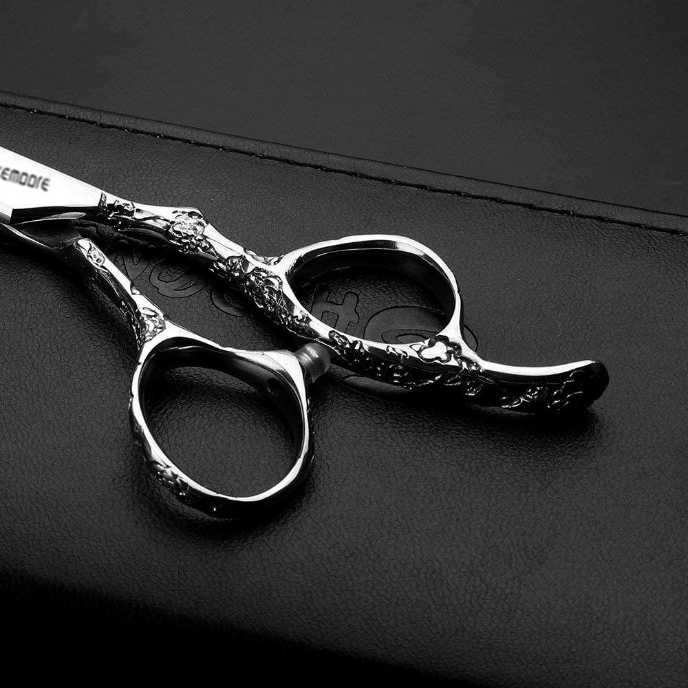 6/7 inch Japan440c Steel Professional Barber Scissors Hair Design Tool Barber Scissors Hairstylist Hairdressing Scissors Salon