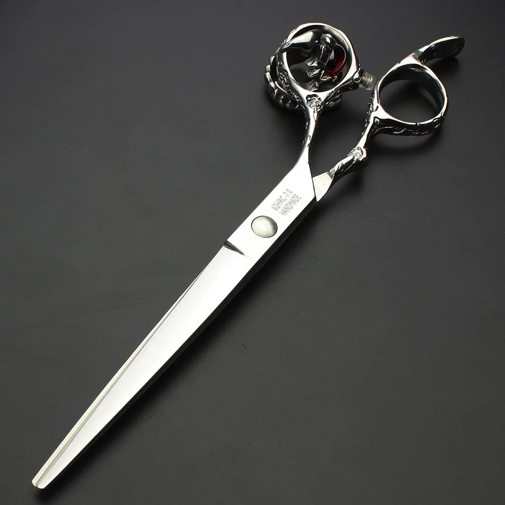 6/7 inch Japan440c Steel Professional Barber Scissors Hair Design Tool Barber Scissors Hairstylist Hairdressing Scissors Salon