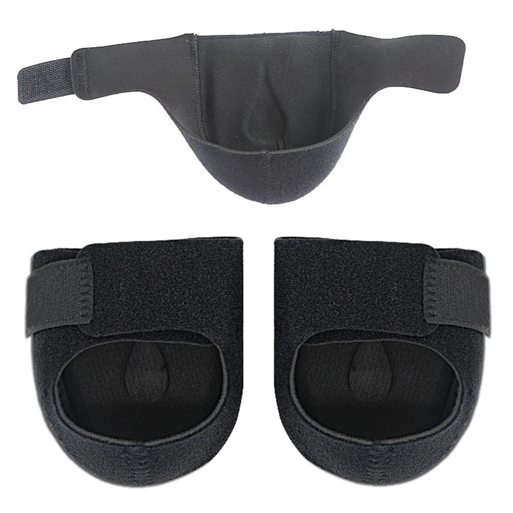 Plantar Fasciitis Insoles Silicone Heel Protector for Spurs Shock Absorption Heel Pain Relief Shoes Pads U Cup Half-yard Socks