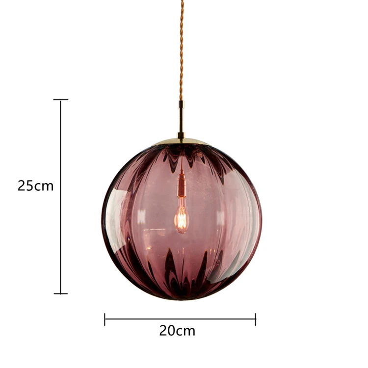 Modern Led Pendant Light Nordic Glass Ball Hanglamp For Bedroom Dining Room Bar Decor Loft Luminaire Suspension Kitchen Fixtures