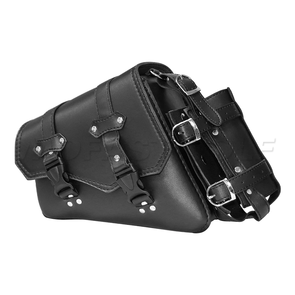Motorcycle Swing Arm Bags Swingarm Bag Waterproof Saddlebag for Softail Standard Dyna Low Rider Sport Glide Left Side Solo Bags