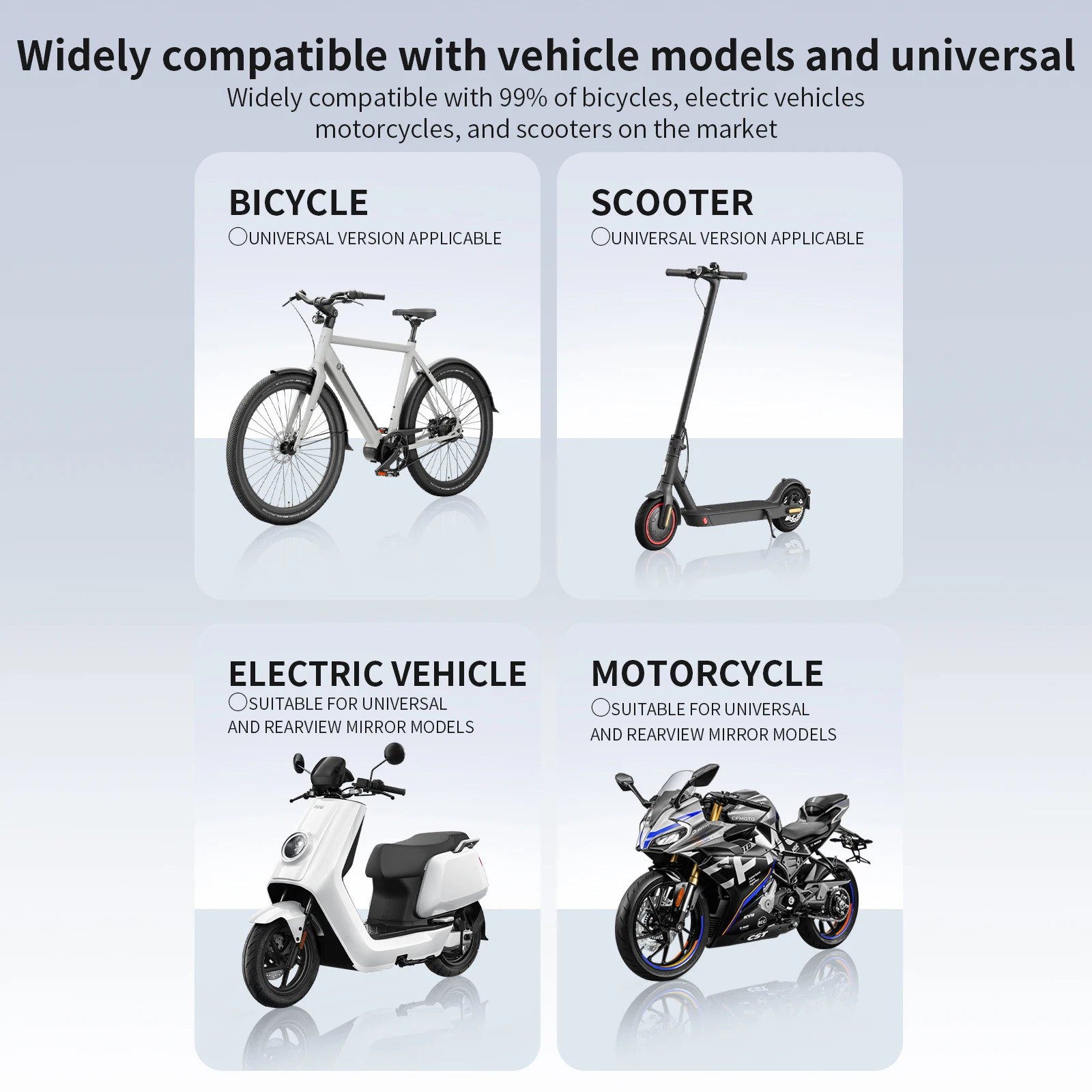 TOSUOD Bike Phone Holder 360° View Bicycle Phone Holder Stand Motorcycle Shockproof Phone Bracket