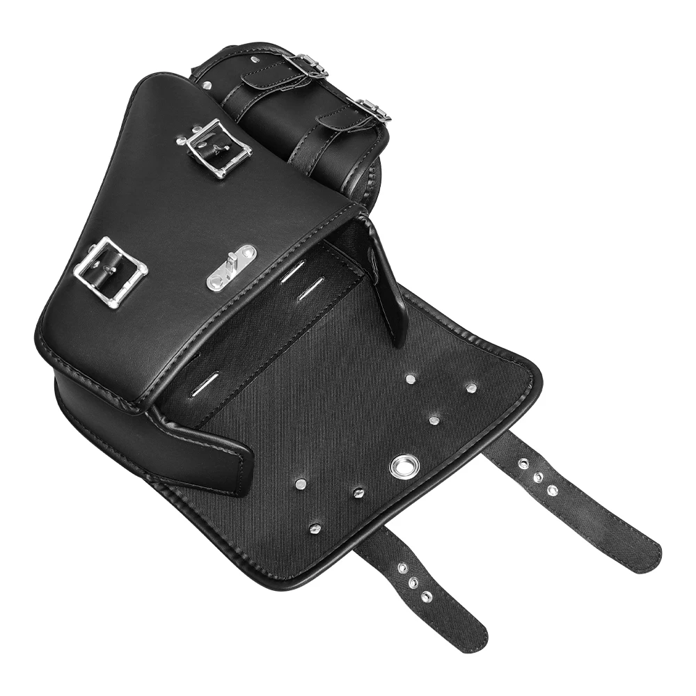 Universal Waterproof Motorcycle Side Bag Retro Motorbike Tail Bag Hanging Storage for Electric Vehicles Rear Seat