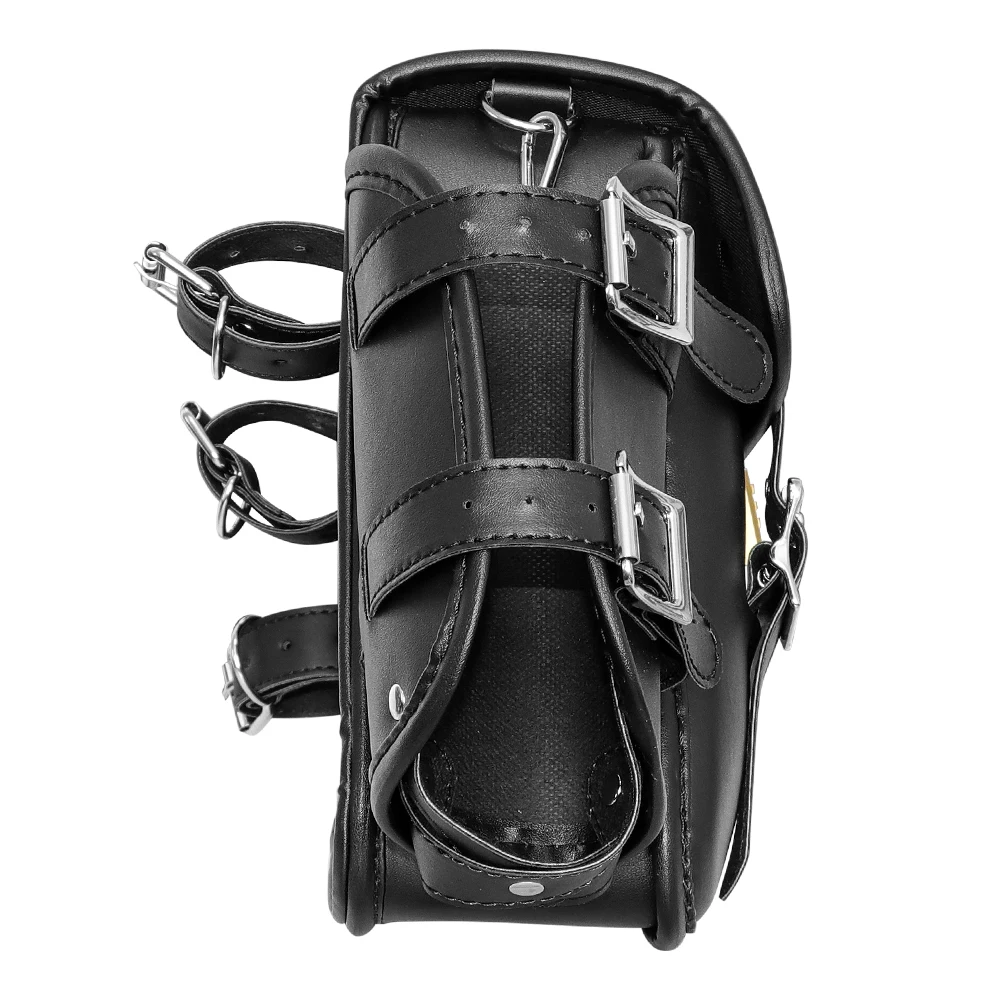 Universal Waterproof Motorcycle Side Bag Retro Motorbike Tail Bag Hanging Storage for Electric Vehicles Rear Seat