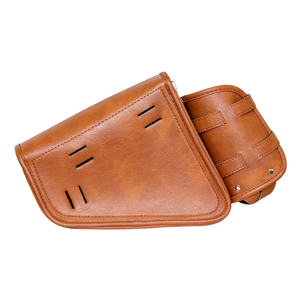 Universal Waterproof Motorcycle Side Bag Retro Motorbike Tail Bag Hanging Storage for Electric Vehicles Rear Seat