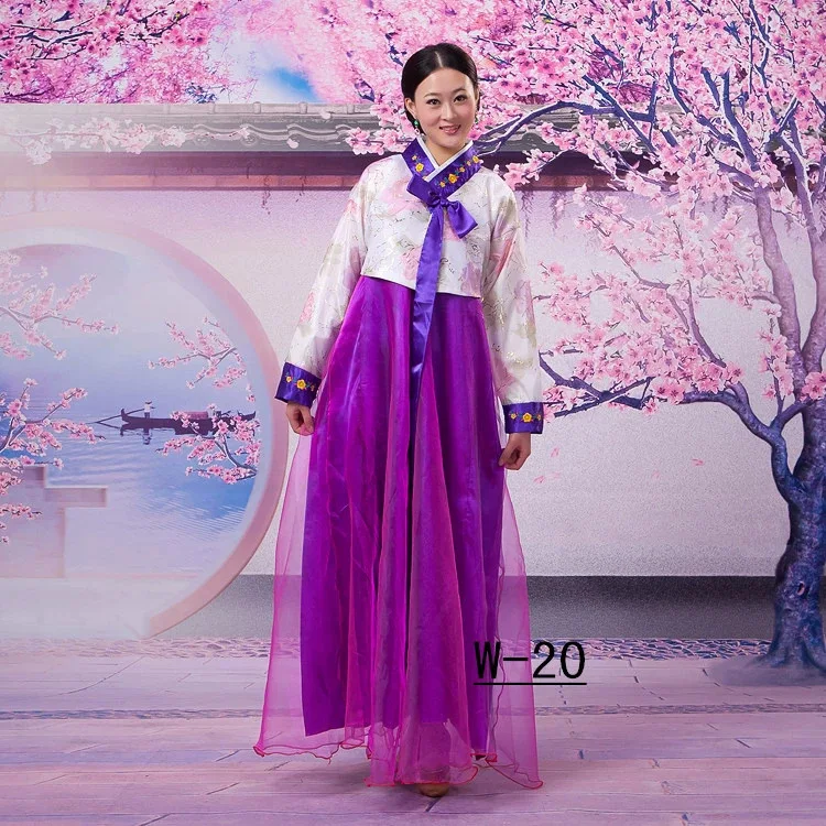 Traditional Hanbok for Women Korean Costume Minority Palace Performance Court Clothes Flower New Year Wedding Party Dance Dress
