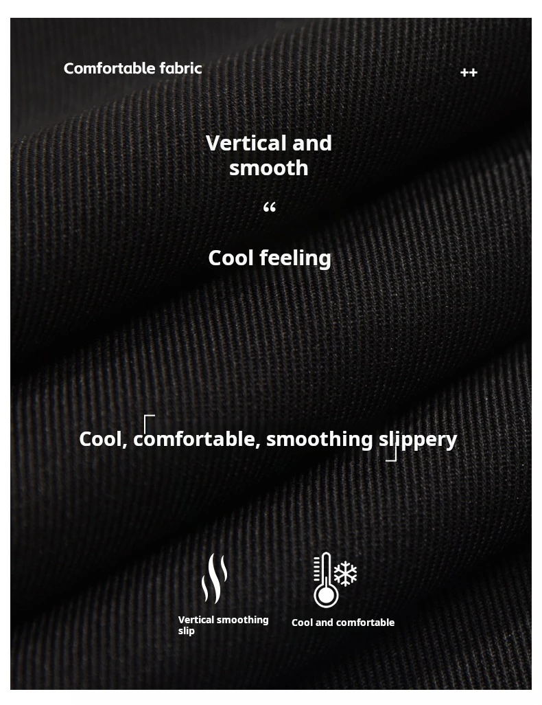 Men's Breathable Cooling Casual Trousers for Spring/Summer 2025 straight-leg loose good drape wrinkle-resistant Pants