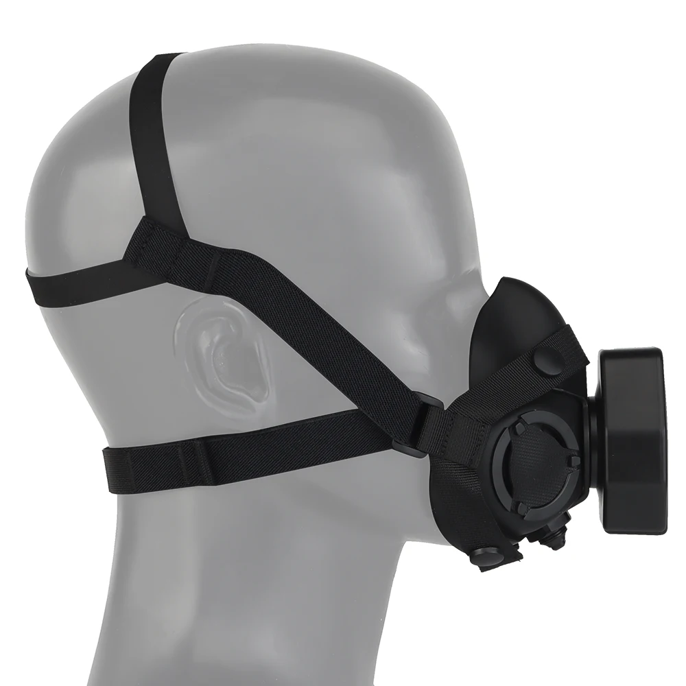 Special Tactical Respirator Gas Mask Communication Version Outdoor Hunting Combat Airsoft Half Face Mask Halloween Cosplay Props