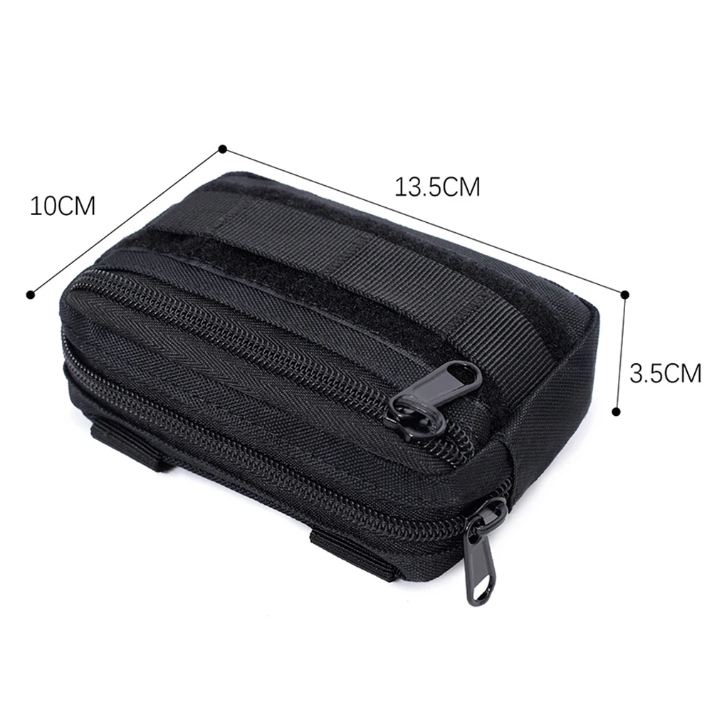 Molle Utility EDC Waist Bag Tactical Pouch Medical First Aid Bag Outdoor Survival EDC Tool Kit Belt Pouch Sports Hunting Bag