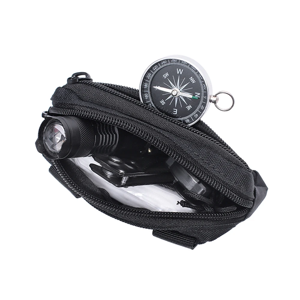 Molle Utility EDC Waist Bag Tactical Pouch Medical First Aid Bag Outdoor Survival EDC Tool Kit Belt Pouch Sports Hunting Bag
