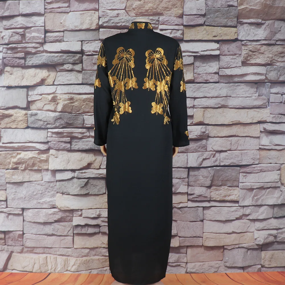 Top Fashion Luxurious Women's Evening Dresses Heavy Rhinestones African Party Dresses Woman Elegant Suit African Women Dresses