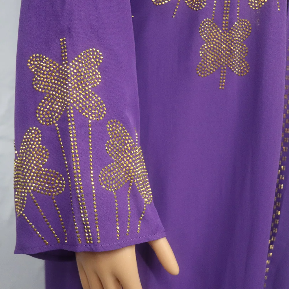 Top Fashion Luxurious Women's Evening Dresses Heavy Rhinestones African Party Dresses Woman Elegant Suit African Women Dresses
