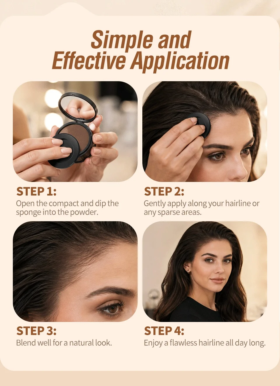 Sevich 12 Color Hairline Powder Hairline Shadow Cover Up Fill In Thinning Hair Unisex Hairline Shadow Powder Modified Gray Hair
