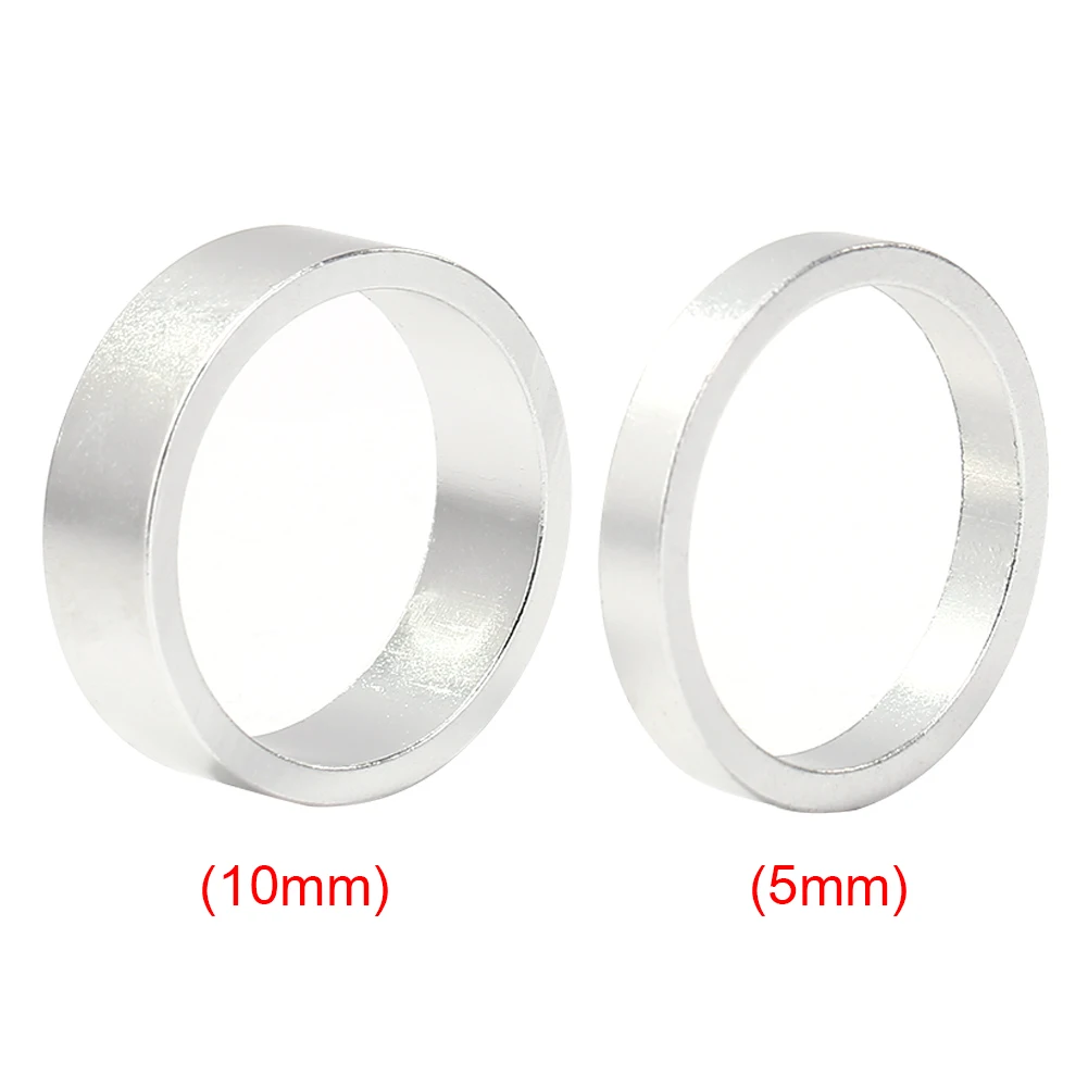 MTB Road Bike Bicycle Headset Stem Aluminum Alloy Washer Spacer Ring Gasket Easily Installation Personal Bicycle Parts