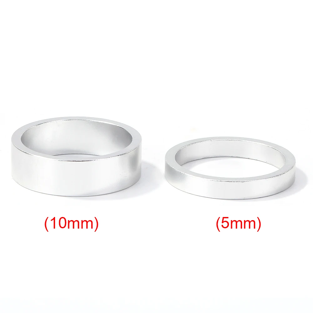 MTB Road Bike Bicycle Headset Stem Aluminum Alloy Washer Spacer Ring Gasket Easily Installation Personal Bicycle Parts