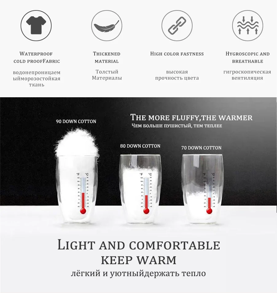 Ircomll Winter Kid's Hooded Romper Lightweight Baby Girls Boys Snowsuit Ski Fur Lining Windproof Jumpsuit Children's Outwear