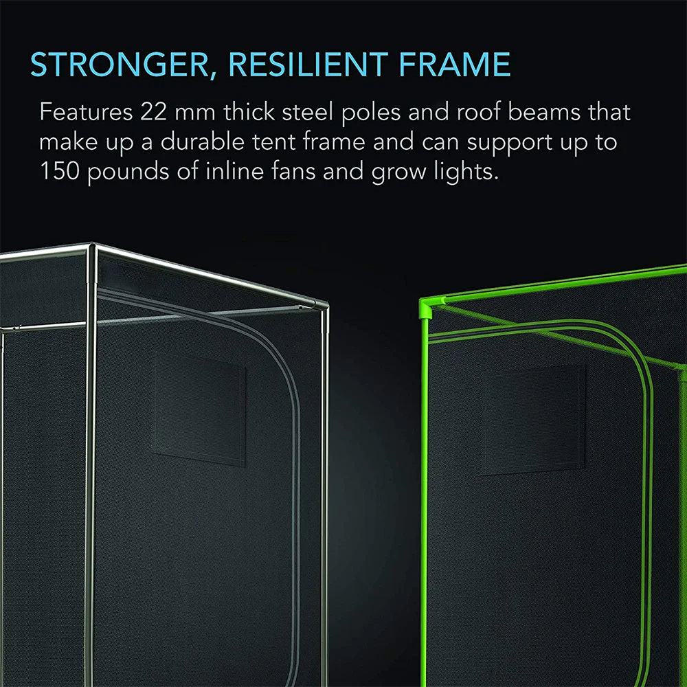 Grow tent indoor Growboxs Plant Tent With humidity temperature display Hydroponics Grow Room For Indoors Greenhouse Plants Mylar