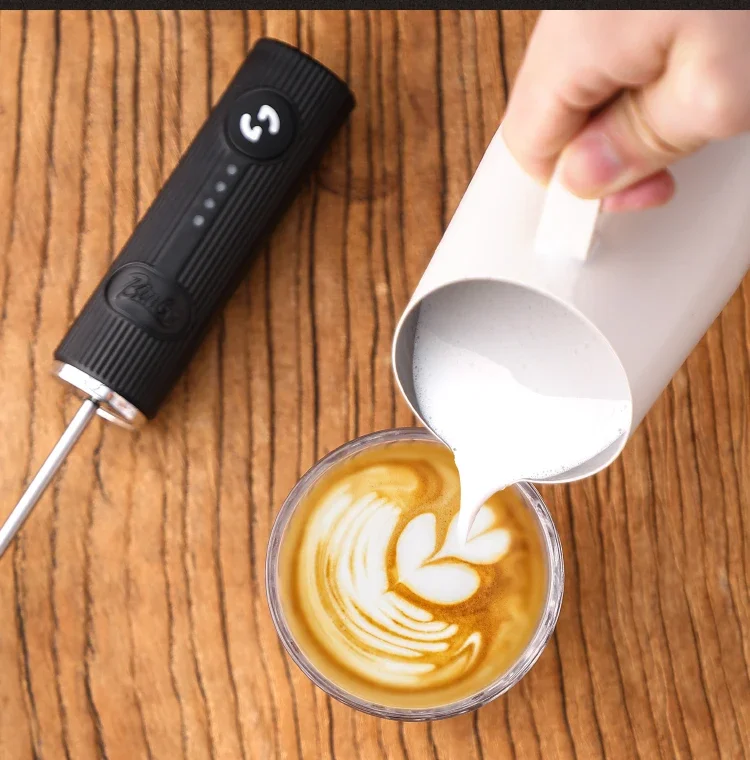 Bincoo Milk Foamer Coffee Whisk Mixer Electric Blender Egg Beater Mini Frother Handle Stirrer Cappuccino Maker Cooking Tools