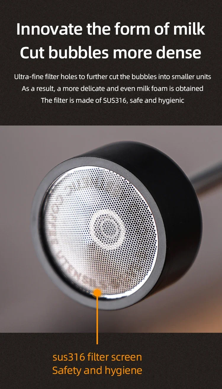 Bincoo Milk Foamer Coffee Whisk Mixer Electric Blender Egg Beater Mini Frother Handle Stirrer Cappuccino Maker Cooking Tools