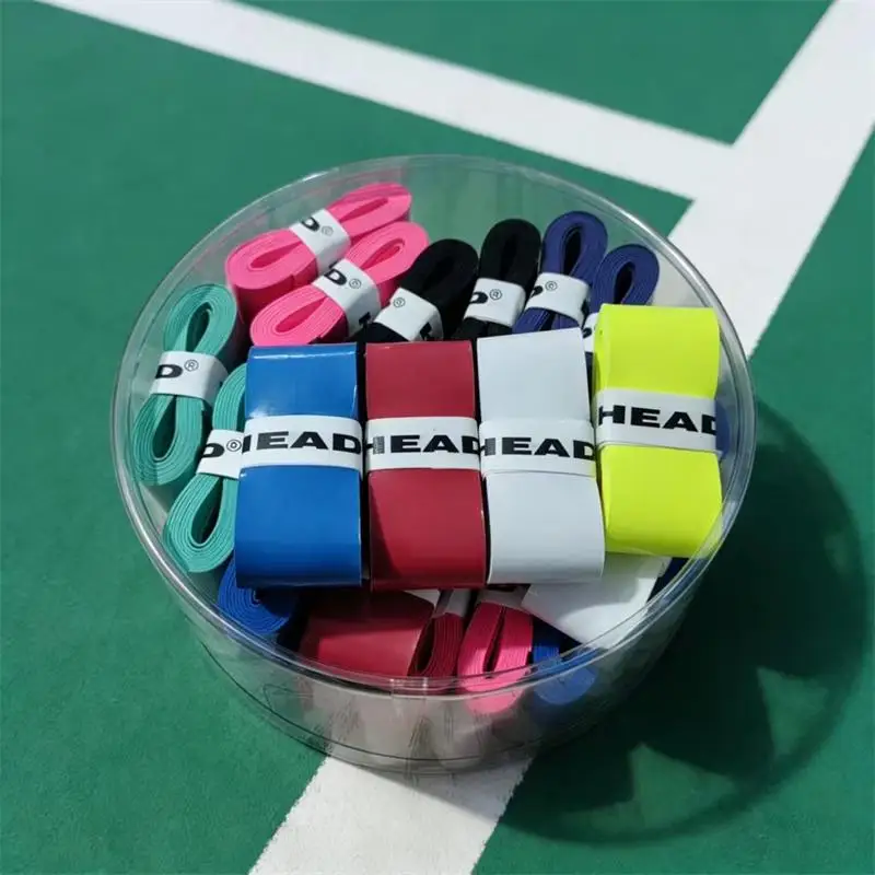 30Pcs HEAD Tennis Overgrip PU HEAD Tennis Racket Overgrip Absorption Grip Badminton Racket Handle Grip Tennis Grip Padel Tape