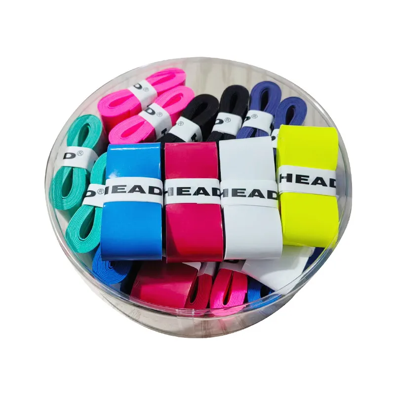 30Pcs HEAD Tennis Overgrip PU HEAD Tennis Racket Overgrip Absorption Grip Badminton Racket Handle Grip Tennis Grip Padel Tape
