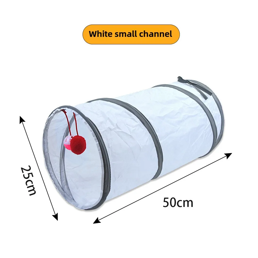 Cats Tunnel Foldable Pet Cat Toys Kitten Pet Training Interactive Fun Toy Tunnel Bored For Puppy Kitten Rabbit Play Tunnel Tube