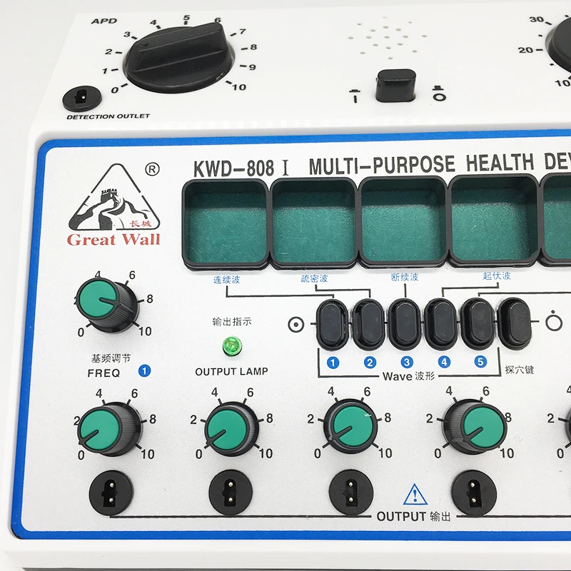 KWD808-I Electric Acupuncture Stimulator Machine Kwd808i 6 Channel Output Patch Massager Electrical Nerve Muscle Stimulator