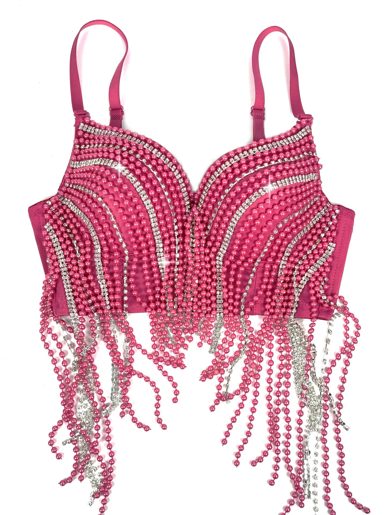Sexy white rhinestone corset crop top women summer night club party tops woman halter tank top bra bustier hotwife street wear