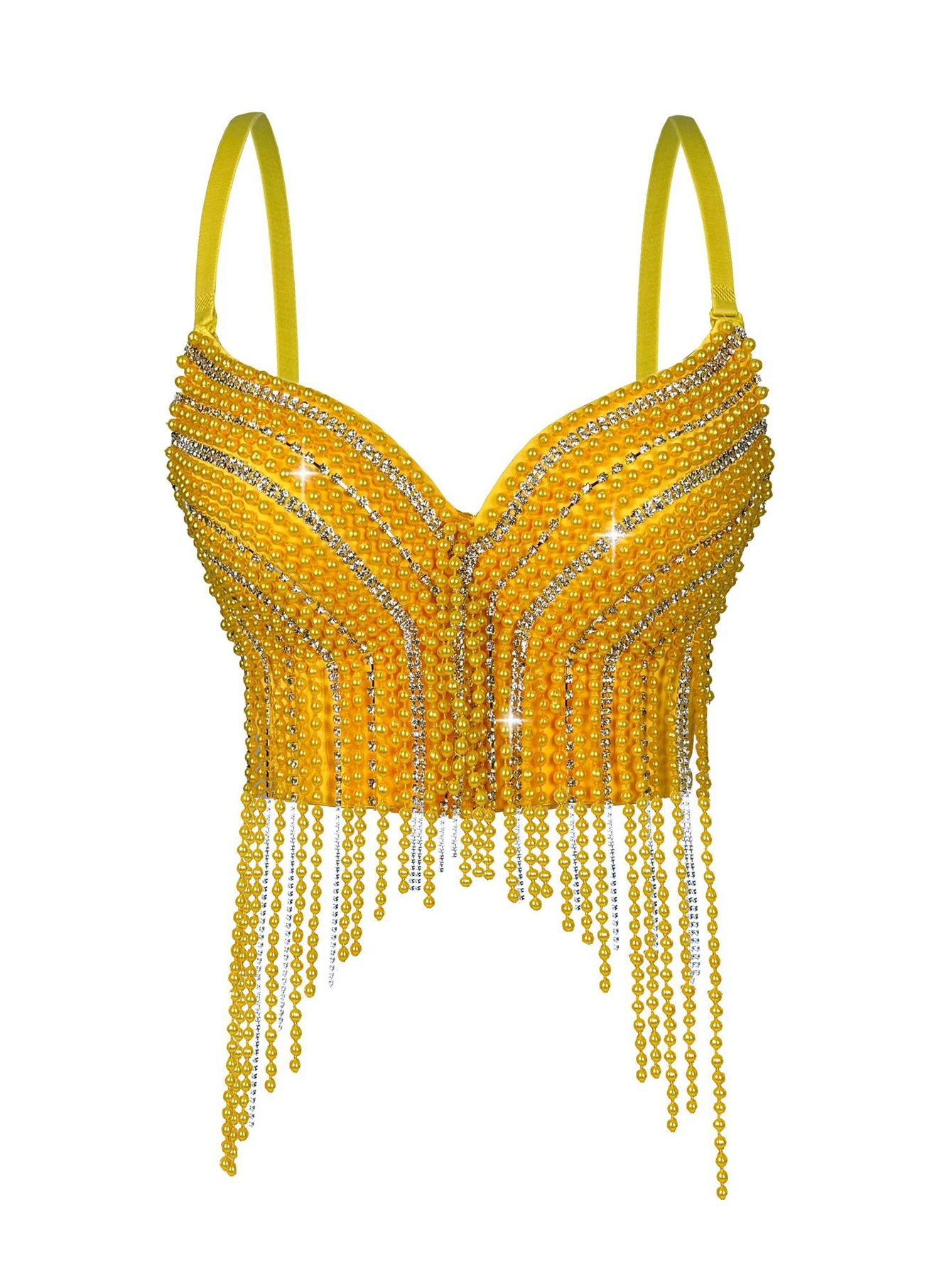 Sexy white rhinestone corset crop top women summer night club party tops woman halter tank top bra bustier hotwife street wear