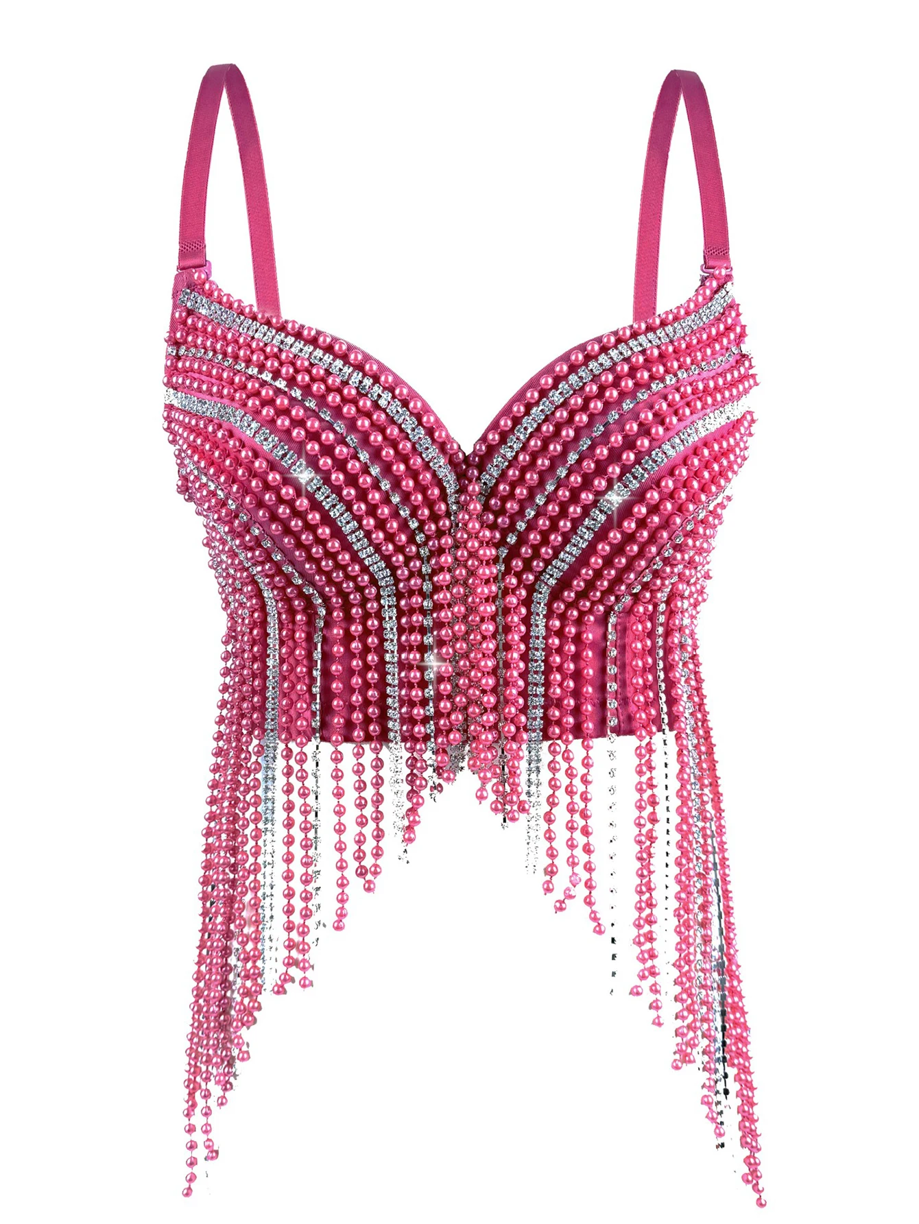 Sexy white rhinestone corset crop top women summer night club party tops woman halter tank top bra bustier hotwife street wear