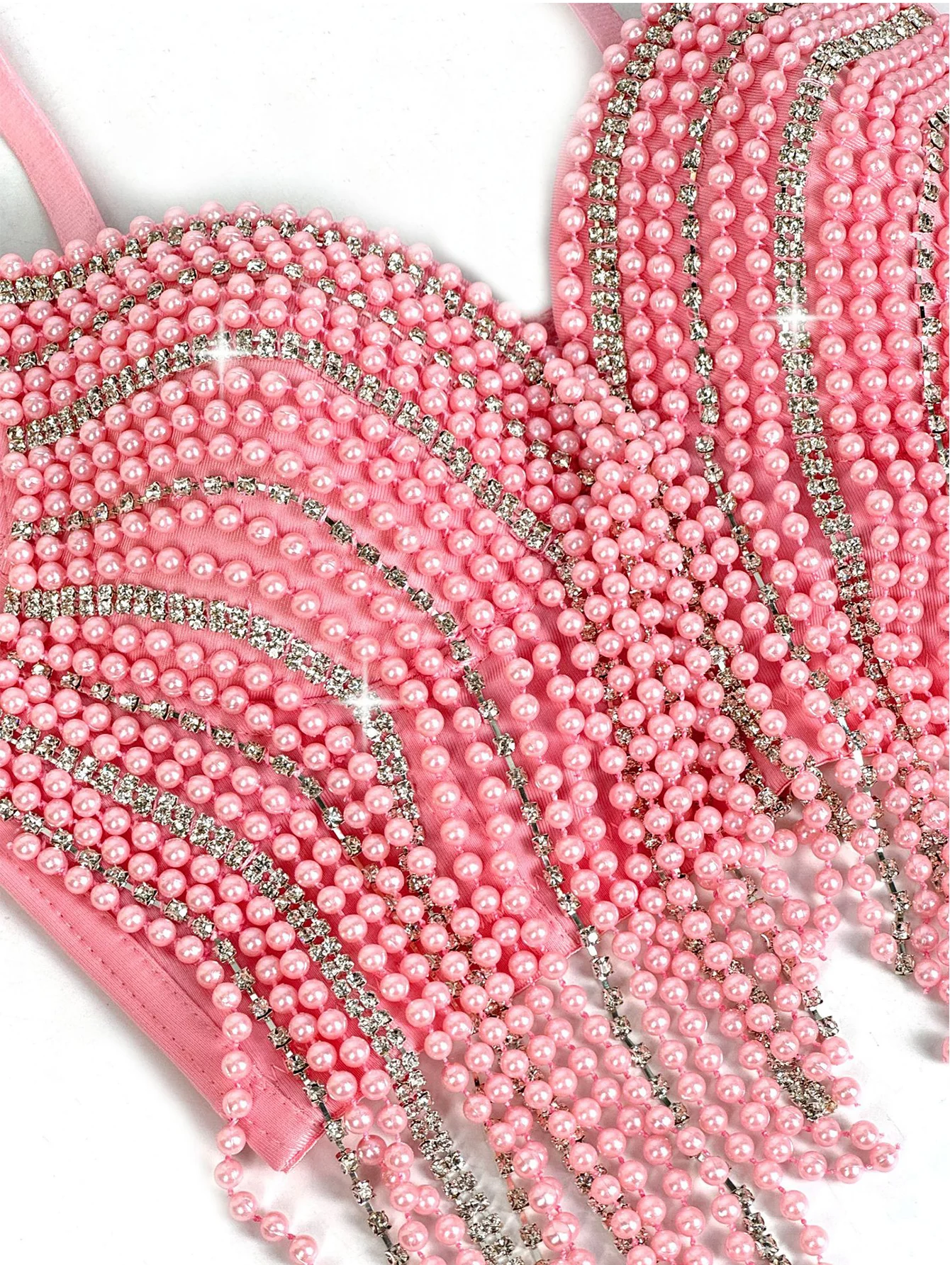 Sexy white rhinestone corset crop top women summer night club party tops woman halter tank top bra bustier hotwife street wear