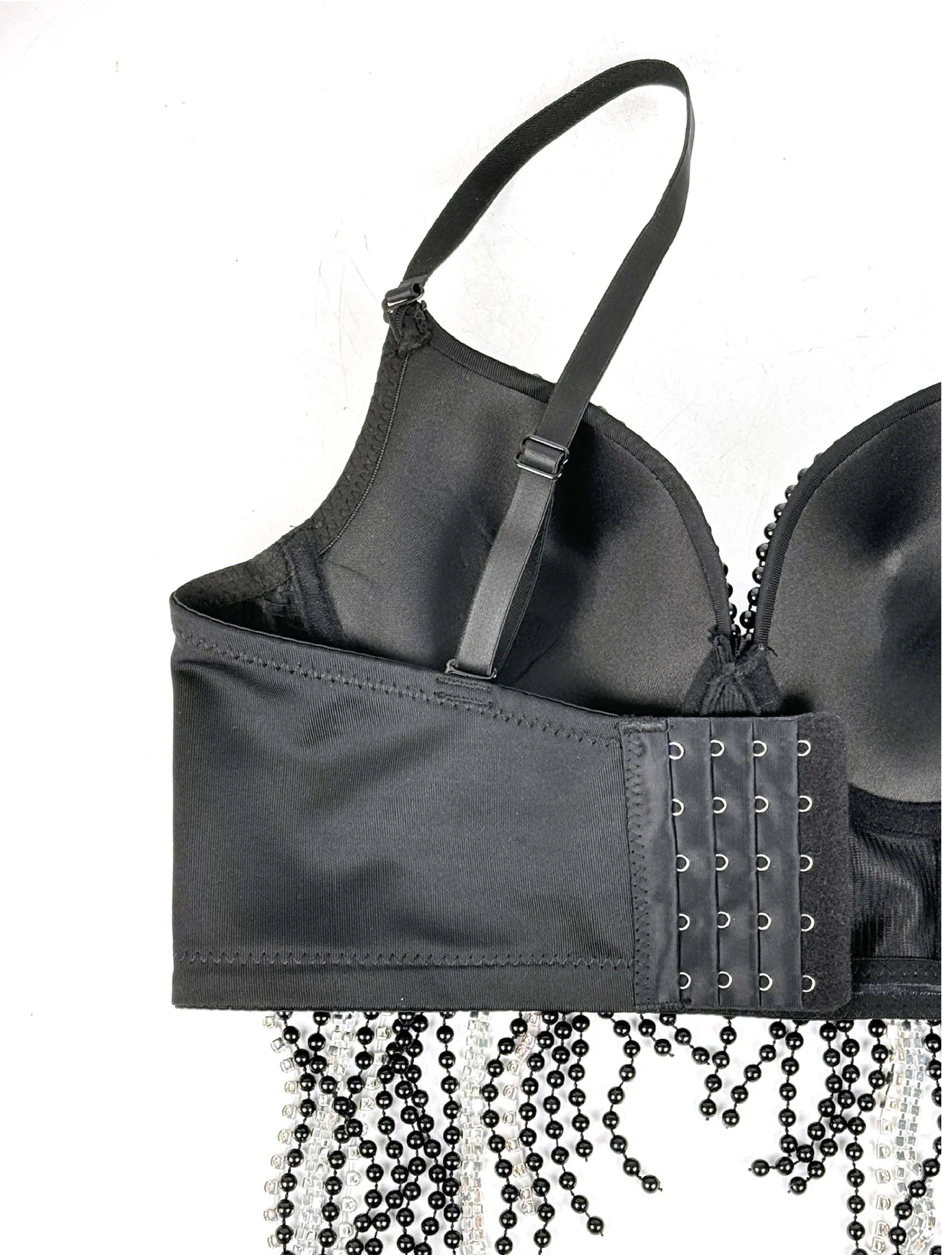 Sexy white rhinestone corset crop top women summer night club party tops woman halter tank top bra bustier hotwife street wear